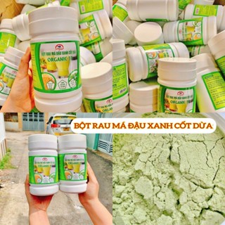 Bột rau má đậu xanh cốt dừa organic 37