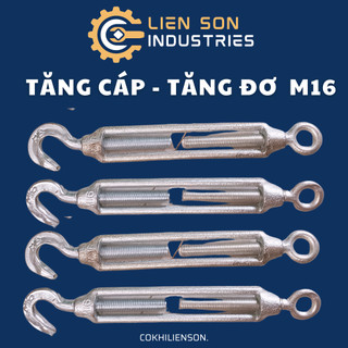 Tăng đơ dây cáp, tăng cáp phi 16 M16 dùng để tăng đơ dây cáp tăng độ căng dây Cơ Khí Liên Sơn