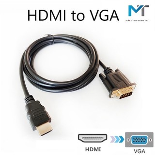 Cáp chuyển hdmi ra vga 1.8m, hdmi to vga