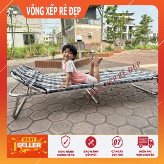 Giường xếp tùy chỉnh, ghế gấp thư giãn - Giường bạt KÈM GỐI NGỦ