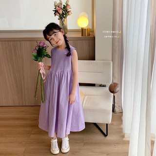 váy bé gái. váy sát nách cho bé từ 12-38kg chất thun bo gân phối chất thô nến ( mộc store house)