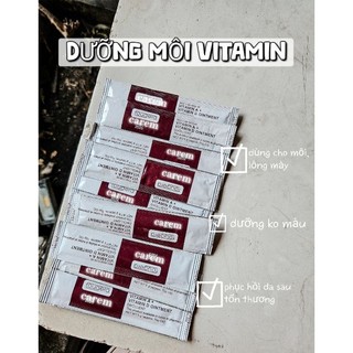 Tuýp dưỡng vitamin không màu cho môi, lông mày by caremcarem