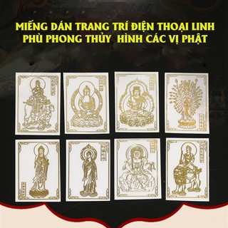 Miếng dán điện thoại hình phật bản mệnh, phù hợp các dòng điện thoại máy tính bảng.