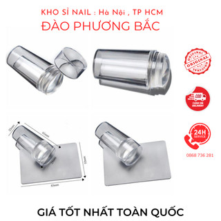 Con dấu in móng tay nail silicon , có nắp