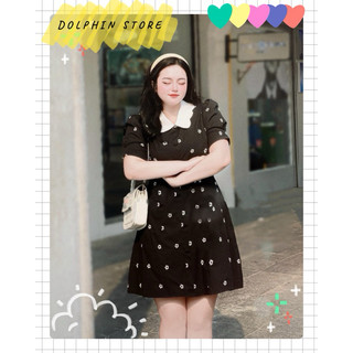 - Đầm babydoll bigsize - Đầm hoa nhí bigsize