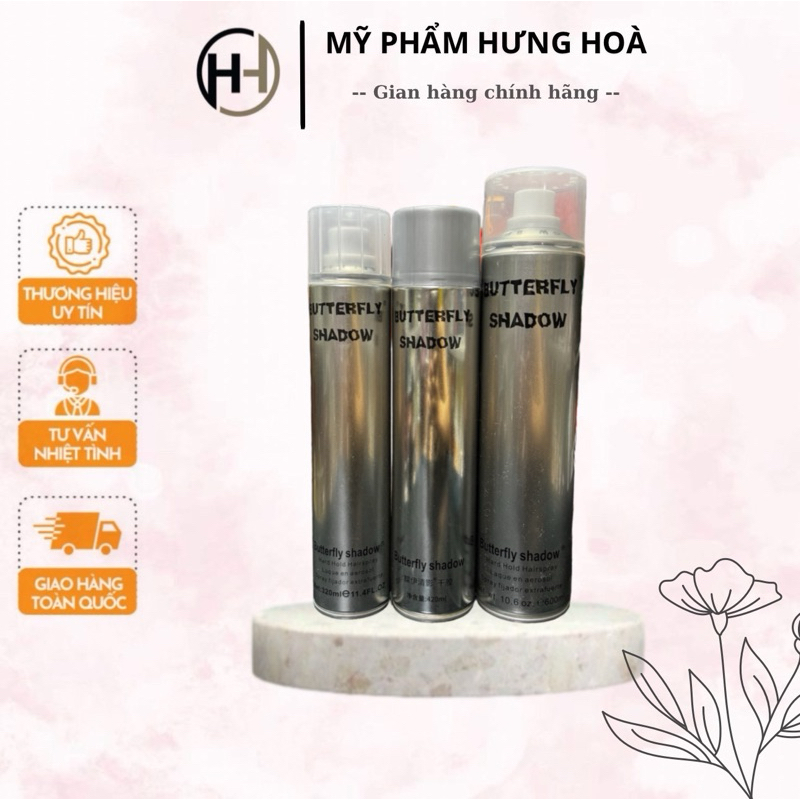 Gôm bạc xịt tóc Butterfly Shadow