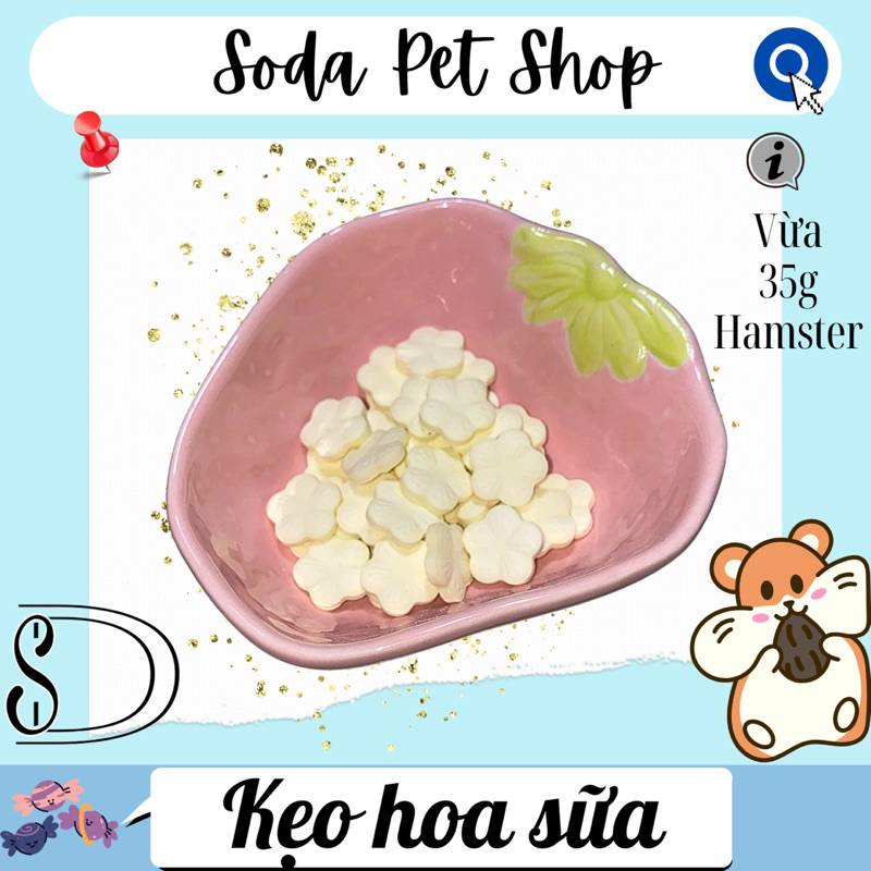 Kẹo Hoa Sữa Dê Cho Hamster
