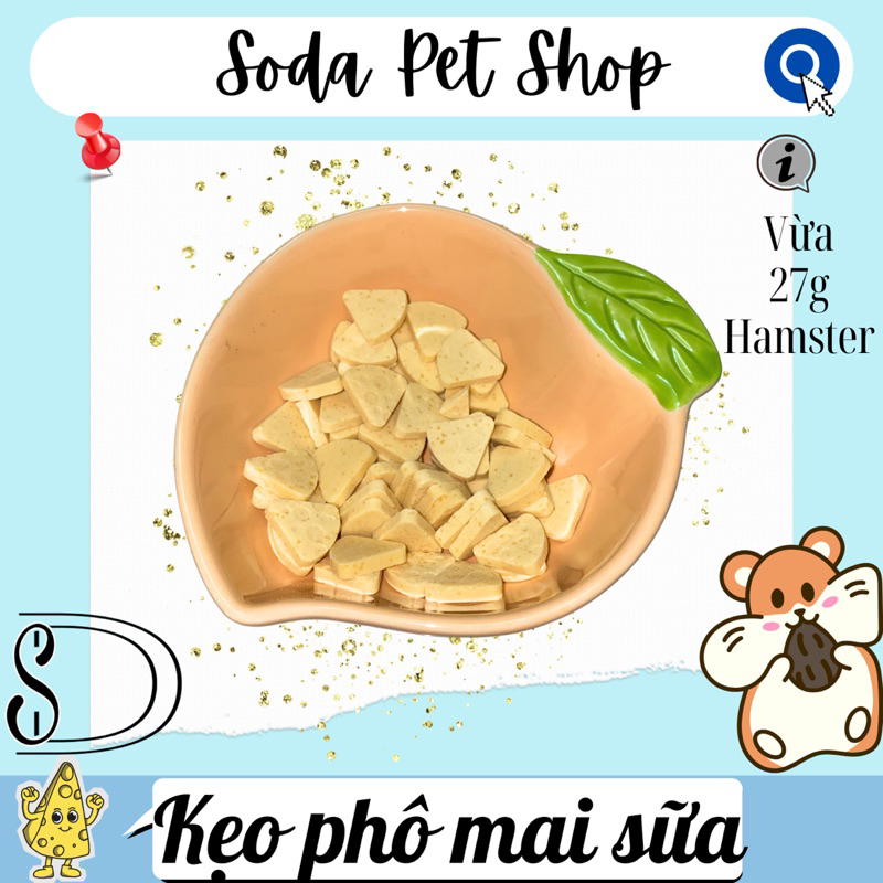 Kẹo Phô Mai Sữa Cho Hamster