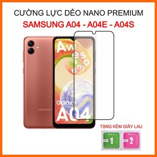 Cường lực samsung a04, a04e, a04s, cường lực dẻo 9h+