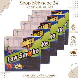 Combo 5 Hộp Nhang Đuổi Muỗi Ít Khói Ranger Dạng Khoanh Thái Lan