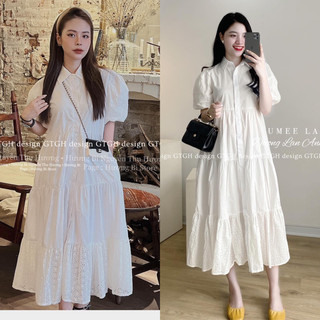 Váy xuông dáng dài chất thô mềm mát tiểu thư hàng cao cấp  dáng dài sơmi
