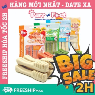 XƯƠNG GẶM ORGO SẠCH RĂNG, THƠM MIỆNG VÀ BỔ SUNG CANXI CHO CHÓ GÓI 90g