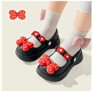 Giày Lolita Mary Jane cho bé từ 3 - 15 tuổi gái gắn nơ xinh xắn đi học đi chơi nhẹ êm chân