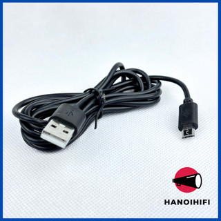 Dây sạc, cáp sạc micro usb màu đen dài 1.5m cho loa, điện thoại