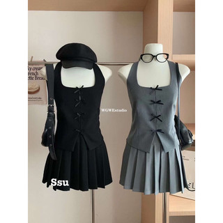 @lianstore - áo yếm nơ wgwe