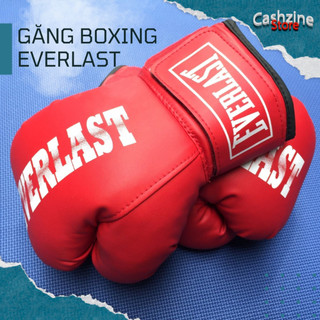Găng Tay Boxing EVERLAST Găng Tay Tập Võ Quyền Anh Chất Lượng Cao - LOẠI 1 ( 1 đôi )