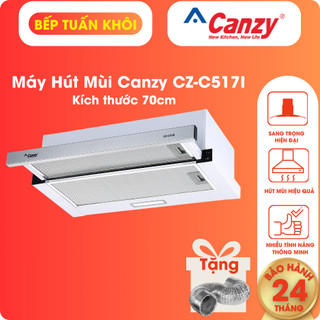 Máy hút mùi Canzy CZ 517I - CZ 7002 SYP, Tặng ống dẫn mùi