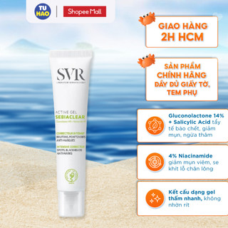 Gel giảm mụn SVR SEBIACLEAR Active dưỡng ẩm và giảm dầu nhờn 40ml