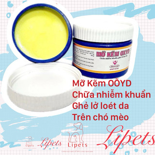 MỠ KẼM OXYD hỗ trợ giảm NHIỄM KHUẨN, GHẺ LỞ LOÉT DA