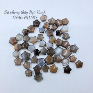 Mặt dây chuyền đá Black sunstone siêu đẹp Svip