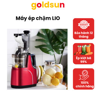 Máy ép chậm LIO chính hãng màu đỏ sử dụng trong gia đình bảo hành 12 tháng