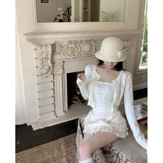 SET VÁY ÁO CROPTOP BỐ VIỀN