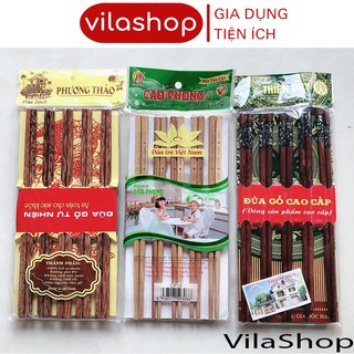 Đũa gỗ cao cấp, đũa lõi dừa đá - cật tre - gỗ cẩm lai, sản phẩm cao cấp an toàn tiện lợi