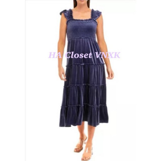 Đầm Midi Smocked Thun Nhung Big Size XK