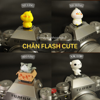 Nút chặn flash Hotshoe Cover - hình tự chụp nút gài chân flash máy ảnh, phụ kiện máy ảnh