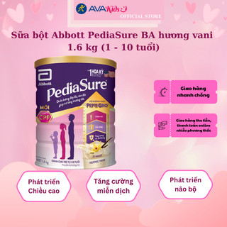 Sữa bột Abbott PediaSure BA hương vani 1.6 kg