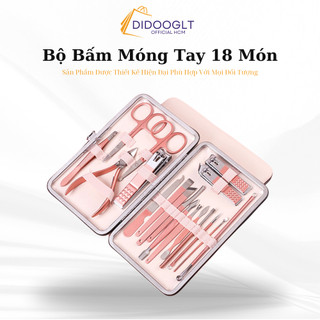 Bấm Móng Tay Cao Cấp 18 Món - Bộ Bấm Móng Tay Cao Cấp Thép Không Gỉ Tiện Lợi Sử Dụng Tại Nhà ( didooglt )