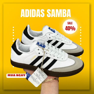 Giày_Adidas Samba Nam Nữ Bản Cao Cấp, Giày samba Đế Cao Su Nguyên Khối Đủ Size 36-43 full box