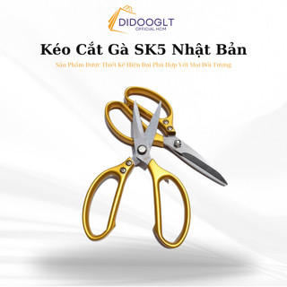 Kéo cắt gà nhật SK5 lưỡi thép chống rỉ đa năng dễ sử dụng ( didooglt )