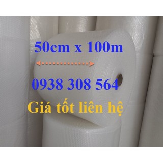Cuộn Xốp Hơi Bong Bóng Khổ 50cmx100m Bọc chống sốc