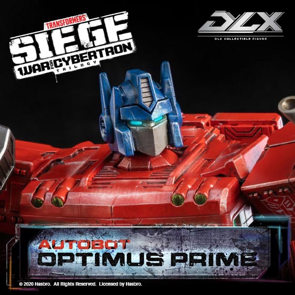ThreeZero Transformers: War For Cybertron Trilogy - DLX Optimus Prime, Megatron