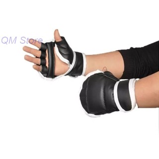 Găng tay tập Boxing Karate MMA Đấm bao cát găng tay hở ngón dày dặn GB35