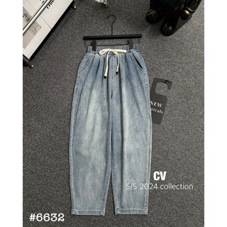 (CV) Quần jean baggy cạp chun 6632