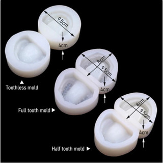 Khuôn đổ mẫu hàm thạch cao bằng silicon - mould đổ mẫu răng - thực hành tiền lâm sàng