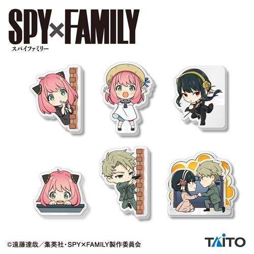 Chính hãng Nhật - Taito SPY×FAMILY deformed acrylic clip - Kẹp acrylic Spy x Family