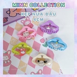 Kẹp nửa đầu hình đám mây hoạt hình Sanrio thú nhiều mẫu dễ thương đẹp hottrend Minn collection