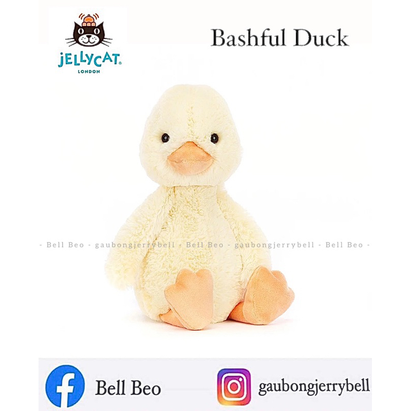 (100% Authentic) Gấu bông Vịt con Original Bashful Duck chính hãng Jellycat