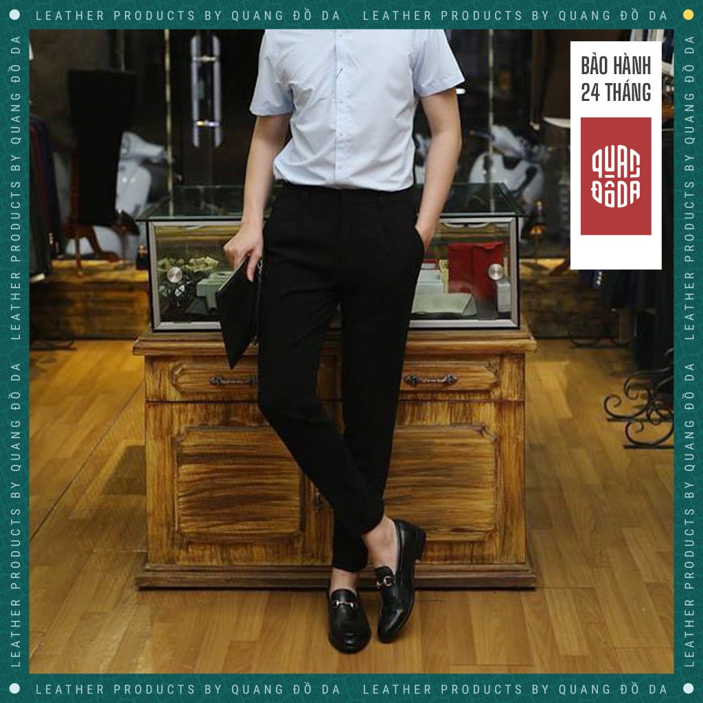 Giày lười nam Đế Gỗ Phíp, giày nam da thật horsebit loafer sang trọng thanh lịch LFP_01D, bảo hành 24 tháng