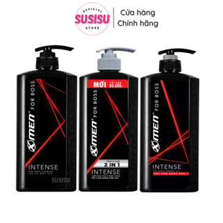 Dầu gội xmen for boss intense perfumed shampoo 380g/650g - tắm gội đầu x men - sữa tắm nam boss