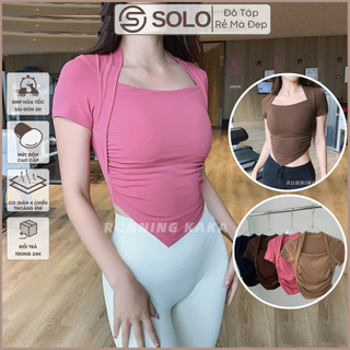 Áo Tập Gym Yoga Body CÓ MÚT Thể ThaoThun Poly Mềm Thoáng Cực Tôn Da Tôn Dáng 𝙎𝙤𝙡𝙤 𝙎𝙥𝙤𝙧𝙩𝙨𝙬𝙚𝙖𝙧 168