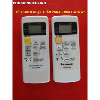 Điều khiển quạt trần 5 cánh kdk f60ws , panasonic f-60wwk