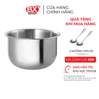 Thau Inox 304 cao cấp,size 10cm, Bếp Xinh