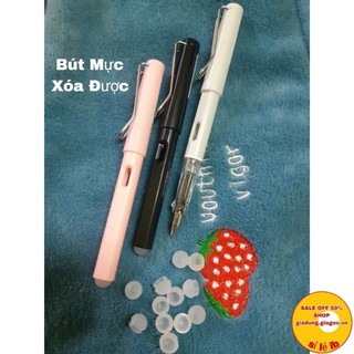 Bút máy xóa được hình cute, bút mực tẩy được. Tặng Kèm 1 Tẩy