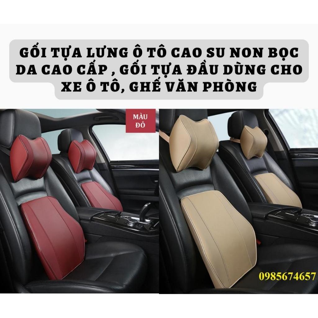GỐI TỰA ĐẦU Ô TÔ VÀ TỰA LƯNG Ô TÔ CHẤT LIỆU CAO SU NON CAO CẤP T03 | BigBuy360 - bigbuy360.vn