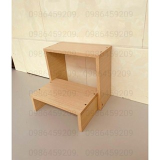 Bục,ghế kê chân làm móng,giá kệ làm nail bằng gỗ 30.40cm