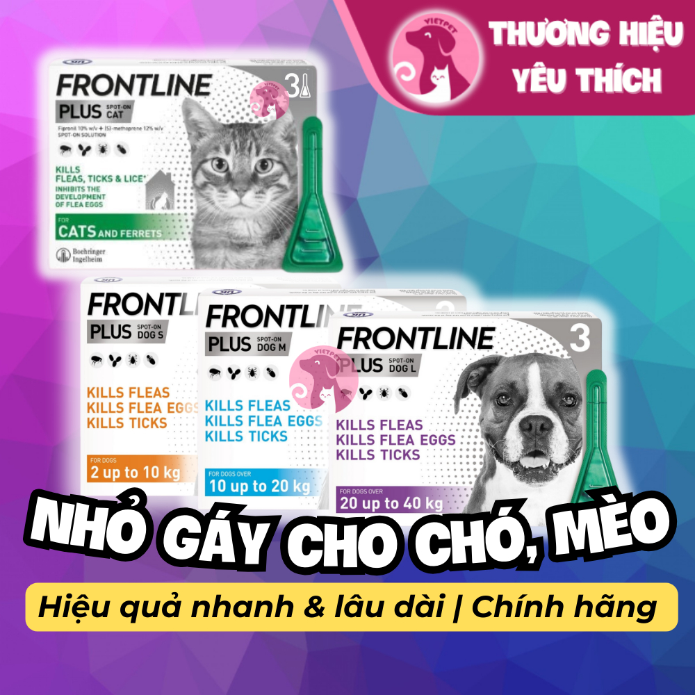 Nhỏ gáy cho chó mèo Frontline (NK Pháp) 🇫🇷